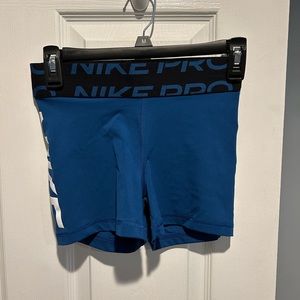 Blue NIKE pro size small